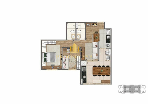 Imagem Apartamento com 2 Quartos à Venda, 67 m² em Barra Funda - São Paulo