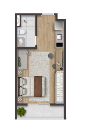 Imagem Imóvel com 2 Quartos à Venda, 39 m² em Consolação - São Paulo Imagem Imóvel com 2 Quartos à Venda, 39 m² em Consolação - São Paulo