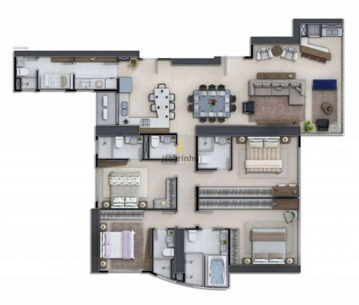 Apartamento com 4 Quartos à Venda, 196 m² em Barra Sul - Balneário Camboriú