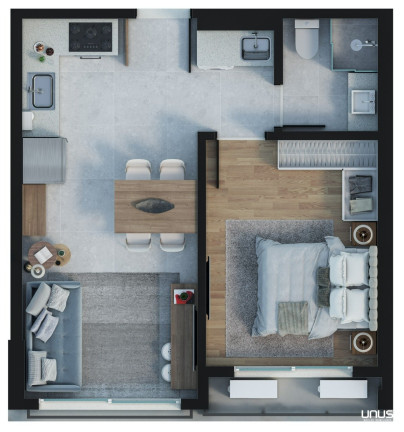 Imagem Apartamento com 1 Quarto à Venda, 49 m² em Estreito - Florianópolis