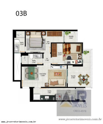 Imagem Apartamento com 3 Quartos à Venda, 85 m² em Praia Itaparica - Vila Velha