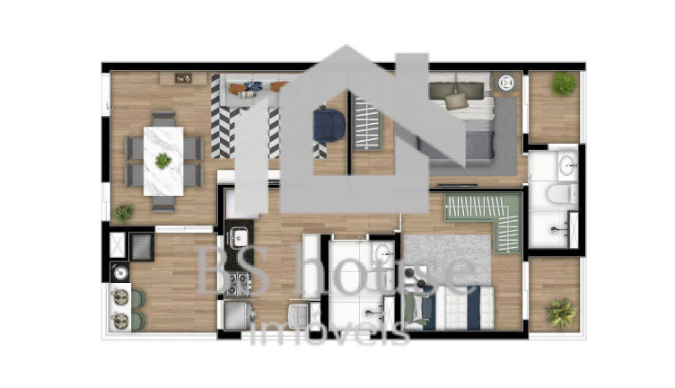Imagem Apartamento para Alugar, 58 m² em Jardim Bela Vista - Santo André