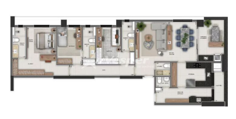 Imagem Apartamento com 3 Quartos à Venda, 147 m² em Setor Bueno - Goiânia Imagem Apartamento com 3 Quartos à Venda, 147 m² em Setor Bueno - Goiânia
