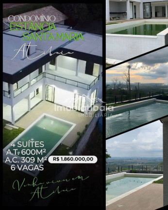 Casa de Condomínio com 4 Quartos à Venda, 600 m² em Estância Santa Maria Do Laranjal - Atibaia