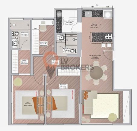 Imagem Imóvel com 3 Quartos à Venda, 100 m² em Centro - Mogi Das Cruzes Imagem Imóvel com 3 Quartos à Venda, 100 m² em Centro - Mogi Das Cruzes