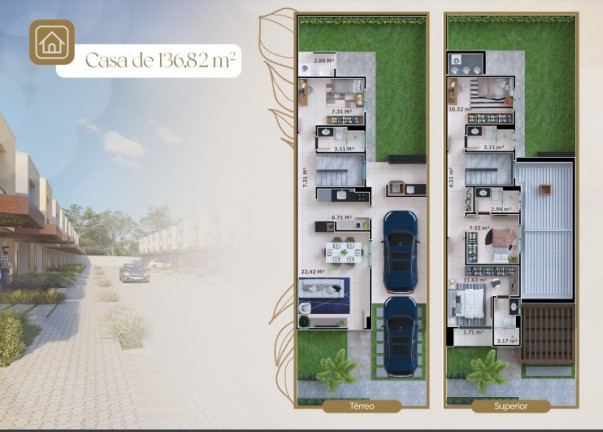 Imagem Casa com 4 Quartos à Venda, 137 m² em Uruguai - Teresina Imagem Casa com 4 Quartos à Venda, 137 m² em Uruguai - Teresina