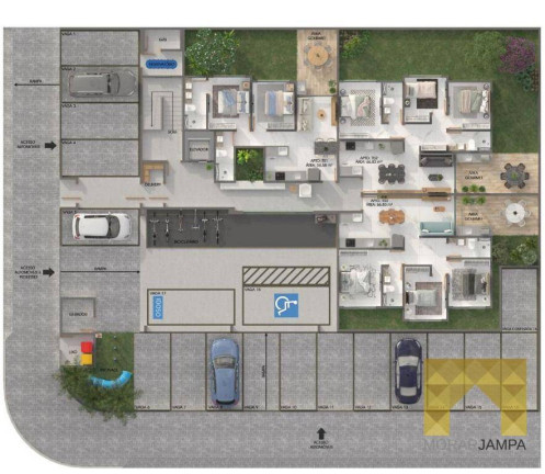 Imagem Apartamento com 2 Quartos à Venda, 53 m² em Bessa - João Pessoa