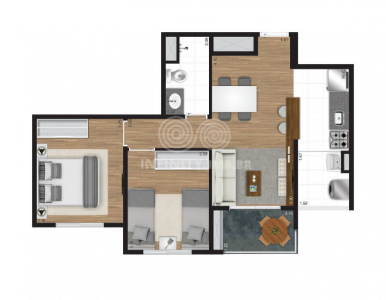 Imagem Apartamento com 2 Quartos à Venda, 51 m² em Ipiranga - São Paulo Imagem Apartamento com 2 Quartos à Venda, 51 m² em Ipiranga - São Paulo