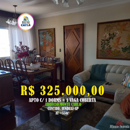 Imagem Apartamento com 1 Quarto à Venda, 55 m² em Centro - Jundiaí Imagem Apartamento com 1 Quarto à Venda, 55 m² em Centro - Jundiaí