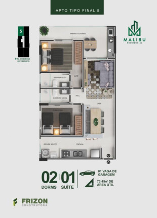 Imagem Apartamento com 2 Quartos à Venda, 73 m² em Centro - Itanhaém Imagem Apartamento com 2 Quartos à Venda, 73 m² em Centro - Itanhaém