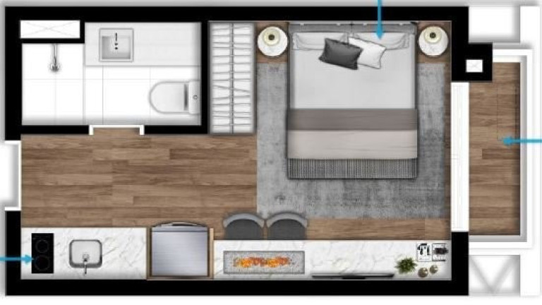 Imagem Imóvel com 1 Quarto à Venda, 33 m² em Paraíso - São Paulo Imagem Imóvel com 1 Quarto à Venda, 33 m² em Paraíso - São Paulo