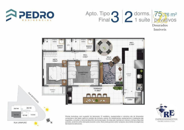 Imagem Apartamento com 1 Quarto à Venda, 51 m² em Tupi - Praia Grande