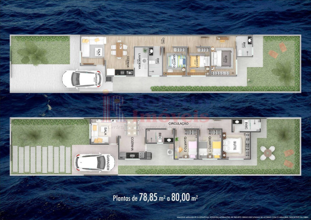 Imagem Casa com 3 Quartos à Venda, 80 m² em São José - Itapoá Imagem Casa com 3 Quartos à Venda, 80 m² em São José - Itapoá