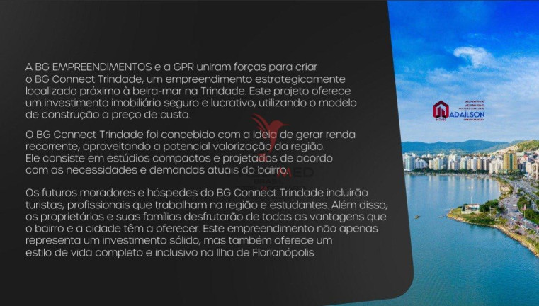 Imagem Imóvel com 1 Quarto à Venda, 22 m² em Trindade - Florianópolis Imagem Imóvel com 1 Quarto à Venda, 22 m² em Trindade - Florianópolis