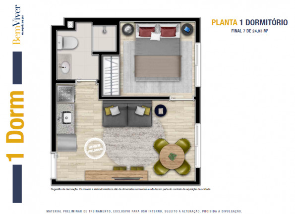 Imagem Apartamento com 1 Quarto à Venda, 24 m² em Vila Buarque - São Paulo Imagem Apartamento com 1 Quarto à Venda, 24 m² em Vila Buarque - São Paulo