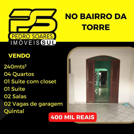 Casa com 3 Quartos à Venda, 240 m² em Torre - João Pessoa