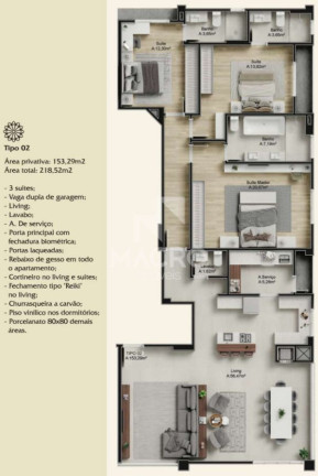 Imagem Apartamento com 3 Quartos à Venda, 153 m² em Vila Nova - Jaraguá Do Sul Imagem Apartamento com 3 Quartos à Venda, 153 m² em Vila Nova - Jaraguá Do Sul