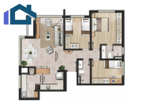 Imagem Apartamento com 3 Quartos à Venda, 94 m² em Cristo Redentor - Porto Alegre