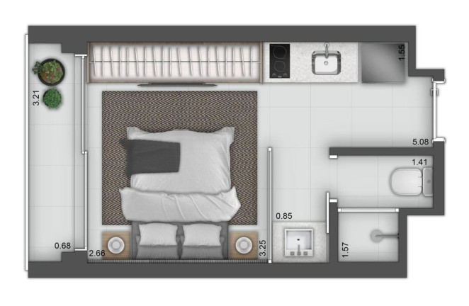 Imagem Apartamento com 1 Quarto à Venda, 43 m² em Vila Nova Conceição - São Paulo Imagem Apartamento com 1 Quarto à Venda, 43 m² em Vila Nova Conceição - São Paulo
