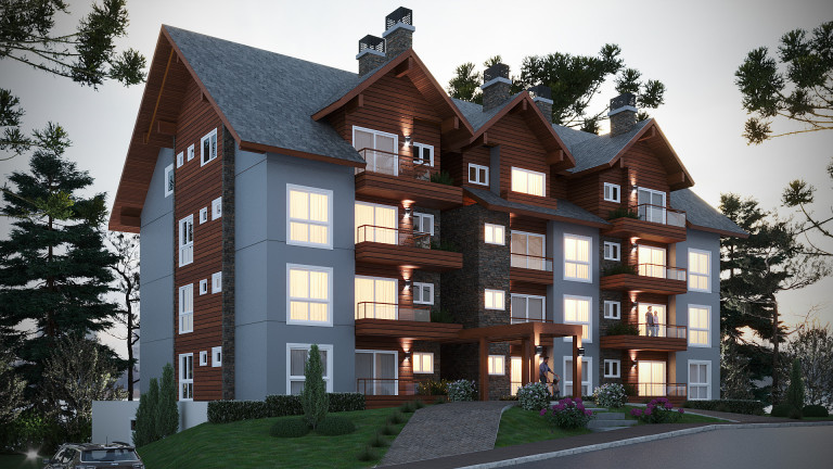 Imagem Apartamento com 2 Quartos à Venda, 77 m² em Av. Central - Gramado Imagem Apartamento com 2 Quartos à Venda, 77 m² em Av. Central - Gramado