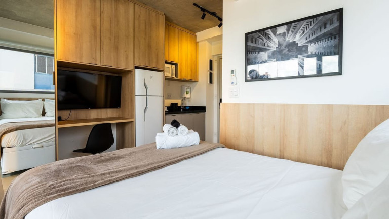 Imagem Apartamento com 1 Quarto para Alugar, 21 m² em Jardim Paulista - Sao Paulo