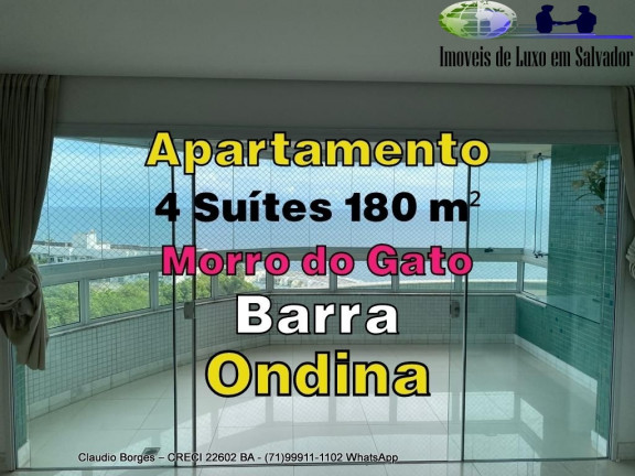 Imagem Apartamento com 4 Quartos à Venda, 180 m² em Barra - Salvador Imagem Apartamento com 4 Quartos à Venda, 180 m² em Barra - Salvador