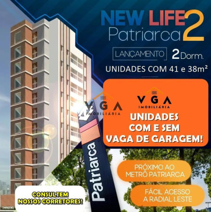 Imagem Imóvel com 2 Quartos à Venda, 41 m² em Cidade Patriarca - São Paulo Imagem Imóvel com 2 Quartos à Venda, 41 m² em Cidade Patriarca - São Paulo