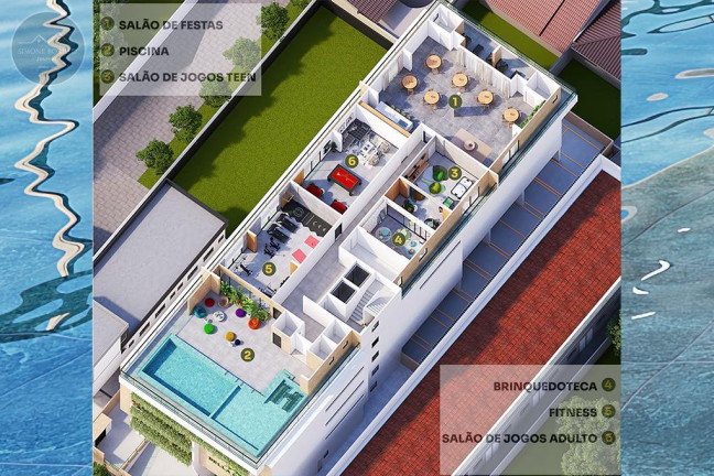 Imagem Imóvel com 2 Quartos à Venda, 81 m² em Boqueirão - Praia Grande