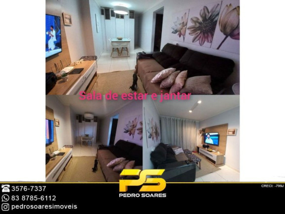 Imagem Apartamento com 3 Quartos à Venda, 105 m² em Distrito Industrial - João Pessoa Imagem Apartamento com 3 Quartos à Venda, 105 m² em Distrito Industrial - João Pessoa