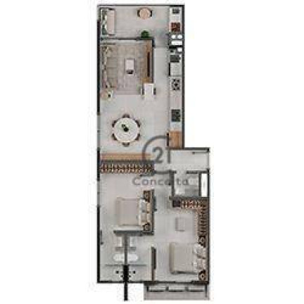 Imagem Apartamento com 2 Quartos à Venda, 89 m² em Estreito - Florianópolis