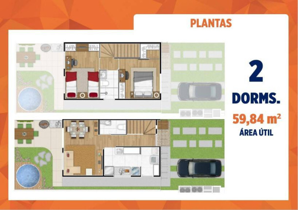 Imagem Casa de Condomínio com 2 Quartos à Venda, 59 m² em Parque Dos Pires - Vargem Grande Paulista Imagem Casa de Condomínio com 2 Quartos à Venda, 59 m² em Parque Dos Pires - Vargem Grande Paulista