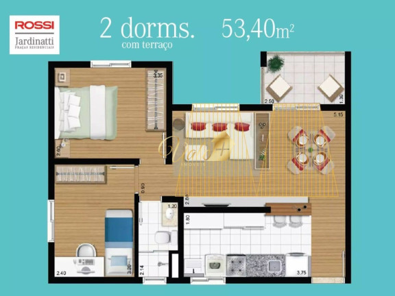 Imagem Apartamento com 2 Quartos à Venda, 54 m² em Jardim Sul - São José Dos Campos Imagem Apartamento com 2 Quartos à Venda, 54 m² em Jardim Sul - São José Dos Campos
