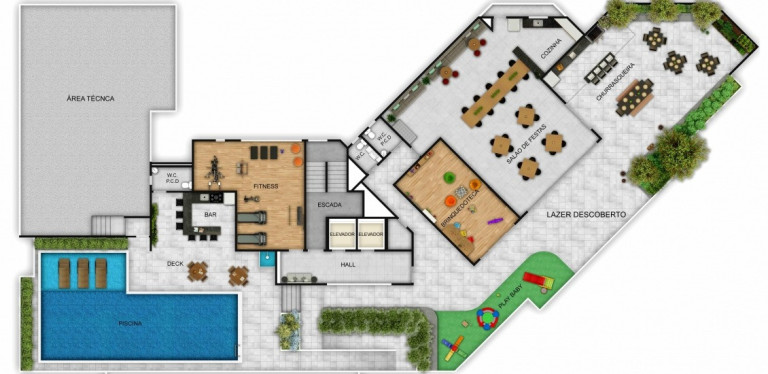 Imagem Imóvel com 3 Quartos à Venda, 80 m² em Jardim Camburi - Vitória Imagem Imóvel com 3 Quartos à Venda, 80 m² em Jardim Camburi - Vitória