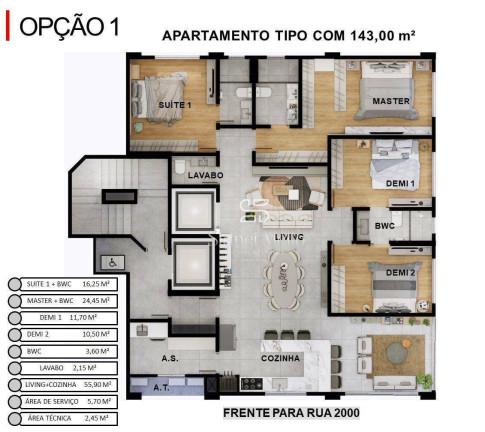Imagem Apartamento com 4 Quartos à Venda, 144 m² em 2 Quadra Centro - Balneário Camboriú