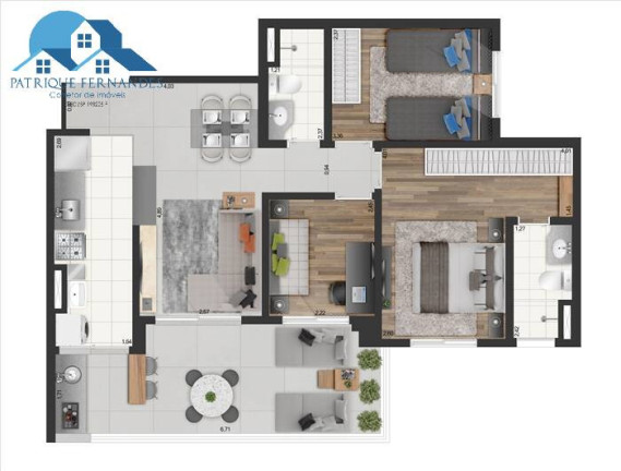 Imagem Apartamento com 2 Quartos à Venda, 55 m² em Penha De França - São Paulo