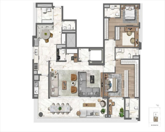 Imagem Imóvel com 4 Quartos à Venda, 213 m² em Cerqueira César - São Paulo