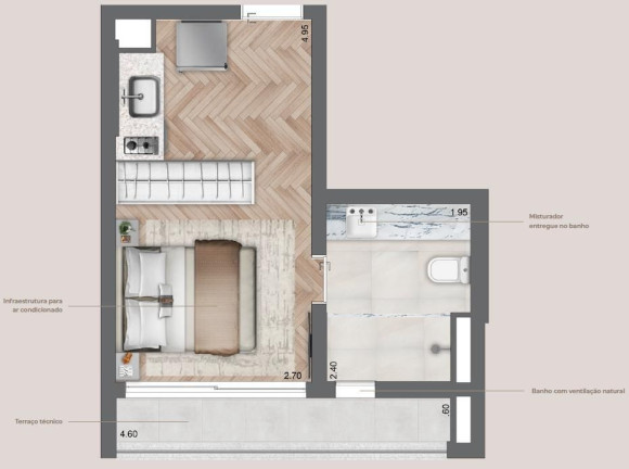 Imagem Apartamento com 1 Quarto à Venda, 49 m² em Vila Mariana - São Paulo Imagem Apartamento com 1 Quarto à Venda, 49 m² em Vila Mariana - São Paulo