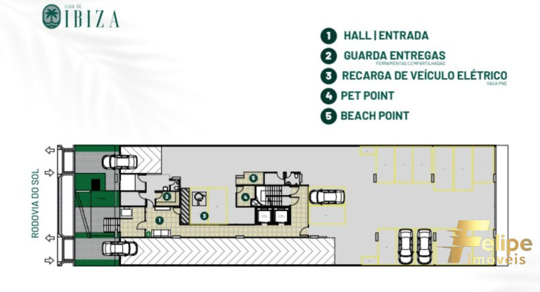 Imagem Imóvel com 1 Quarto à Venda, 25 m² em Praia De Itaparica - Vila Velha