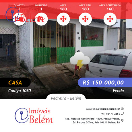 Imagem Casa com 3 Quartos à Venda, 160 m² em Ananindeua Imagem Casa com 3 Quartos à Venda, 160 m² em Ananindeua