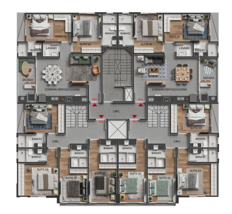 Imagem Imóvel com 2 Quartos à Venda, 80 m² em Mariscal - Bombinhas