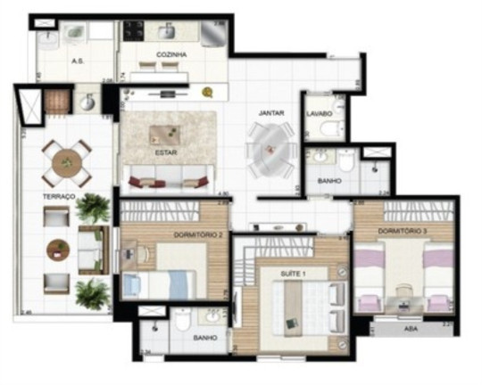 Imagem Apartamento com 3 Quartos à Venda, 88 m² em Tatuapé - São Paulo Imagem Apartamento com 3 Quartos à Venda, 88 m² em Tatuapé - São Paulo