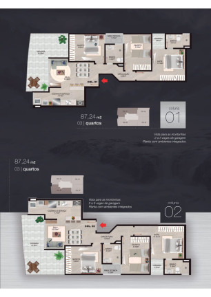 Imagem Apartamento com 3 Quartos à Venda, 88 m² em Praia Do Morro - Guarapari Imagem Apartamento com 3 Quartos à Venda, 88 m² em Praia Do Morro - Guarapari
