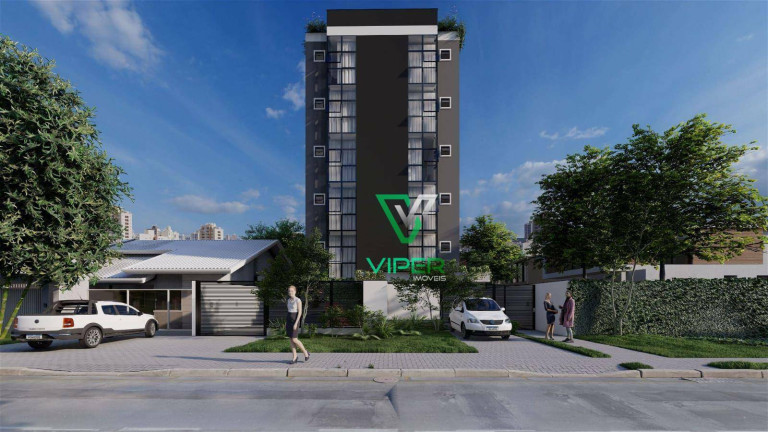 Apartamento com 3 Quartos à Venda, 77 m² em Planta Estância Pinhais - Pinhais