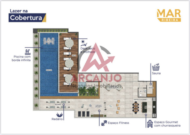 Imagem Apartamento com 1 Quarto à Venda, 37 m² em Saco Da Ribeira - Ubatuba