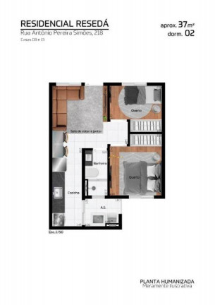 Imagem Apartamento com 2 Quartos à Venda, 40 m² em Vila Paranaguá - São Paulo Imagem Apartamento com 2 Quartos à Venda, 40 m² em Vila Paranaguá - São Paulo