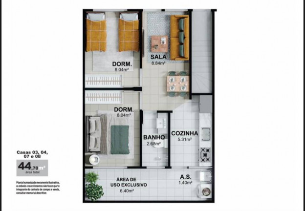 Imagem Casa com 2 Quartos à Venda, em Campo Da Aviacao - Praia Grande Imagem Casa com 2 Quartos à Venda, em Campo Da Aviacao - Praia Grande