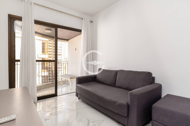 Imagem Apartamento com 1 Quarto para Alugar, 42 m² em Itaim Bibi - São Paulo Imagem Apartamento com 1 Quarto para Alugar, 42 m² em Itaim Bibi - São Paulo