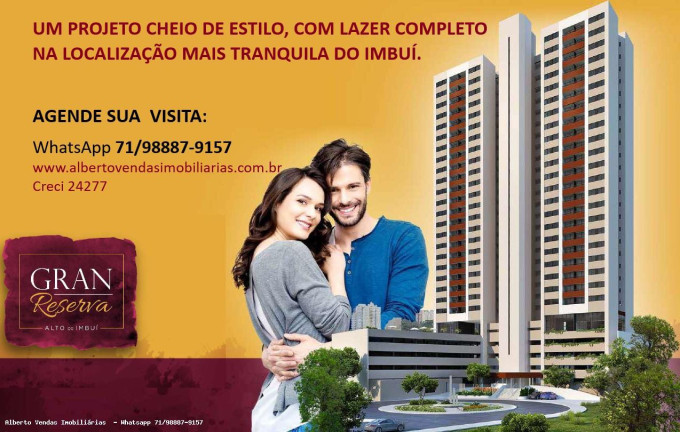 Imagem Apartamento com 2 Quartos à Venda, 54 m² em Imbuí - Salvador Imagem Apartamento com 2 Quartos à Venda, 54 m² em Imbuí - Salvador