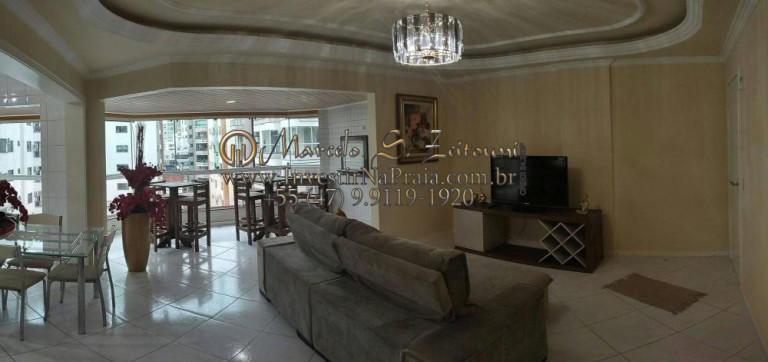 Apartamento com 3 Quartos para Alugar, 130 m² em Meia Praia - Itapema