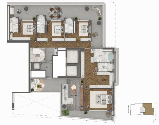 Imagem Imóvel com 4 Quartos à Venda, 695 m² em Jardim Guedala - São Paulo